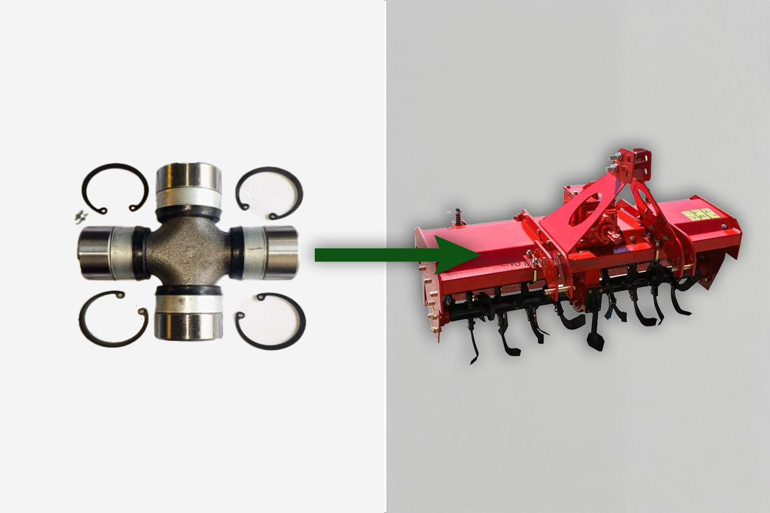 Rotavator Cross Joint 39x118 MM - High-Quality Agricultural Machinery Part